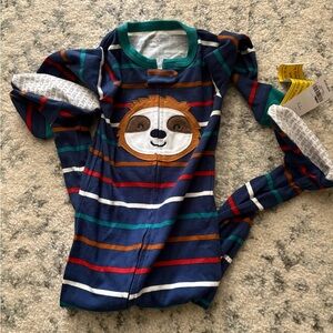 Carter's Striped Sloth Pajamas